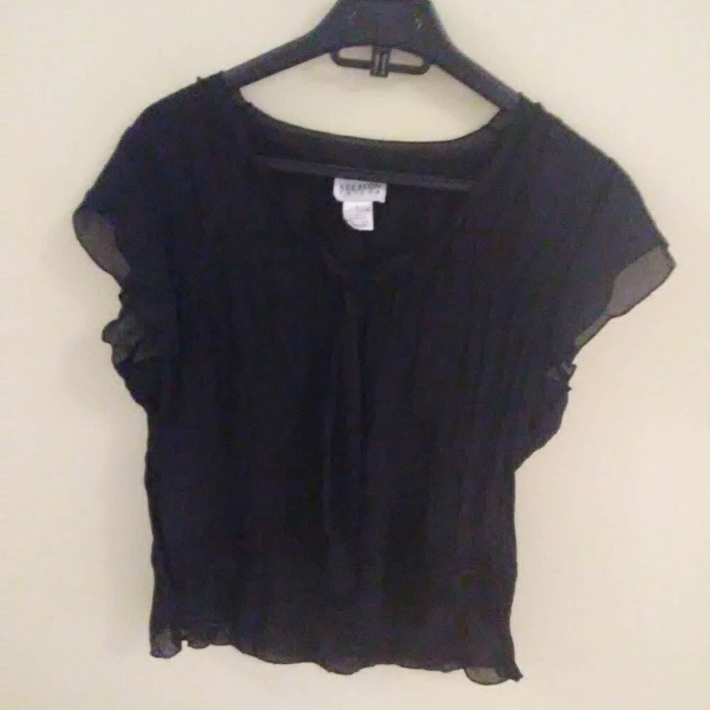Allison taylor sheer blouse